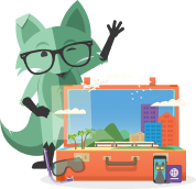 Fox traveling internationally