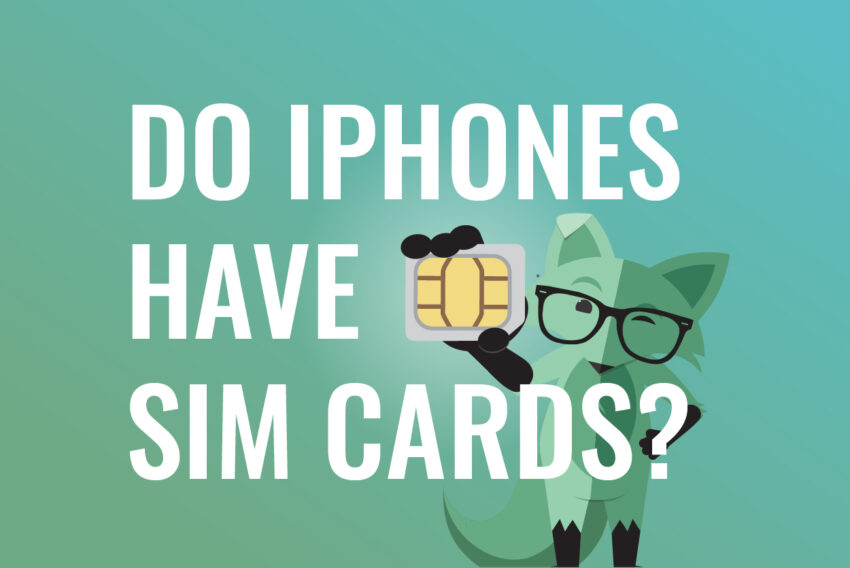 Do iPhones have SIM cards?